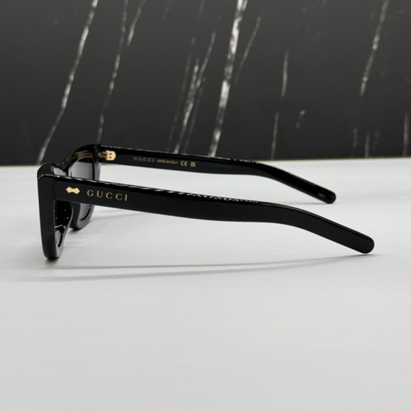 NEW GG1521S 001 GUCCI BLACK GREY CAT EYE WOMEN GUCCI SUNGLASSES - Picture 8 of 13